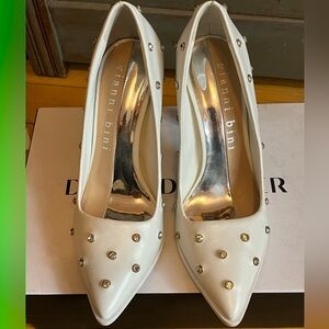 Gianni Bini White Studded Women's Shoes